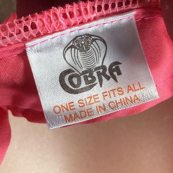 Unisex Adjustable Hot Pink Happy Face Trucker Hat by Cobra Hats - Picture 8 of 9